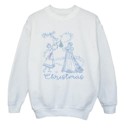 Disney - Sweat FROZEN MAGIC CHRISTMAS - Fille (Blanc)