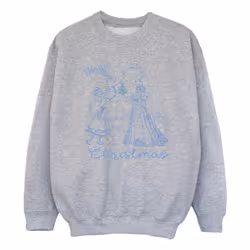 Disney - Sweat FROZEN MAGIC CHRISTMAS - Fille (Gris chiné)