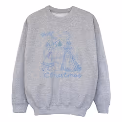 Disney - Sweat FROZEN MAGIC CHRISTMAS - Fille (Gris chiné)