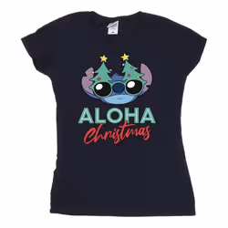 Disney - T-shirt - Femme (Bleu marine)