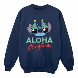 Disney - Sweat - Fille (Bleu marine)