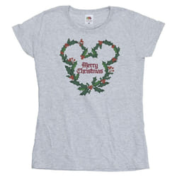 Disney - T-shirt MERRY HOLLY - Femme (Gris chiné)