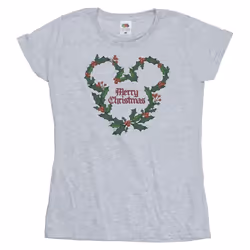 Disney - T-shirt MERRY HOLLY - Femme (Gris chiné)