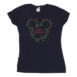 Disney - T-shirt MERRY HOLLY - Femme (Bleu marine)