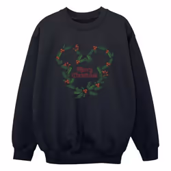 Disney - Sweat MERRY HOLLY - Garçon (Noir)