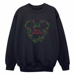 Disney - Sweat MERRY HOLLY - Garçon (Noir)