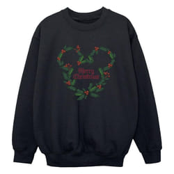 Disney - Sweat MERRY HOLLY - Garçon (Noir)