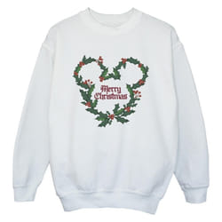 Disney - Sweat MERRY HOLLY - Garçon (Blanc)