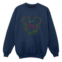 Disney - Sweat MERRY HOLLY - Garçon (Bleu marine)