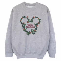 Disney - Sweat MERRY HOLLY - Garçon (Gris chiné)