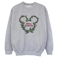Disney - Sweat MERRY HOLLY - Garçon (Gris chiné)