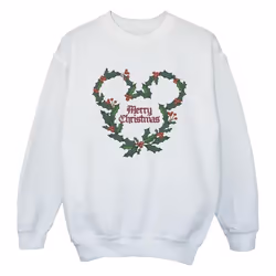 Disney - Sweat MERRY HOLLY - Fille (Blanc)