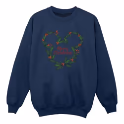 Disney - Sweat MERRY HOLLY - Fille (Bleu marine)