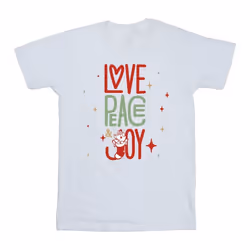 Disney - T-shirt THE ARISTOCATS LOVE PEACE JOY - Homme (Blanc)