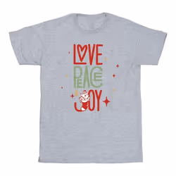 Disney - T-shirt THE ARISTOCATS LOVE PEACE JOY - Homme (Gris chiné)
