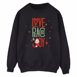 Disney - Sweat THE ARISTOCATS LOVE PEACE JOY - Homme (Noir)