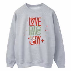 Disney - Sweat THE ARISTOCATS LOVE PEACE JOY - Homme (Gris chiné)