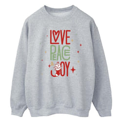 Disney - Sweat THE ARISTOCATS LOVE PEACE JOY - Homme (Gris chiné)