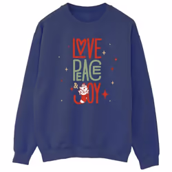 Disney - Sweat THE ARISTOCATS LOVE PEACE JOY - Homme (Bleu marine)