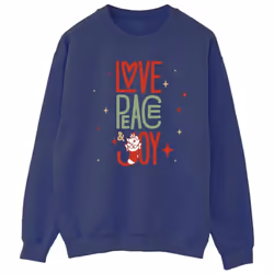 Disney - Sweat THE ARISTOCATS LOVE PEACE JOY - Homme (Bleu marine)