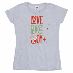 Disney - T-shirt THE ARISTOCATS LOVE PEACE JOY - Femme (Gris chiné)