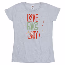 Disney - T-shirt THE ARISTOCATS LOVE PEACE JOY - Femme (Gris chiné)