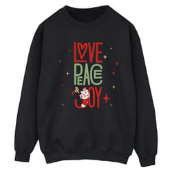 Disney - Sweat THE ARISTOCATS LOVE PEACE JOY - Femme (Noir)