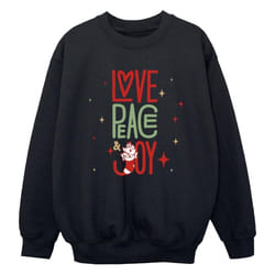 Disney - Sweat THE ARISTOCATS LOVE PEACE JOY - Garçon (Noir)