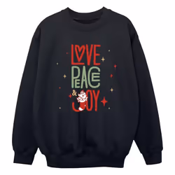 Disney - Sweat THE ARISTOCATS LOVE PEACE JOY - Garçon (Noir)