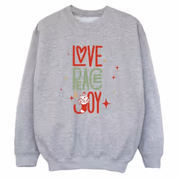 Disney - Sweat THE ARISTOCATS LOVE PEACE JOY - Garçon (Gris chiné)