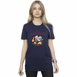 Disney - T-shirt - Femme (Bleu marine)