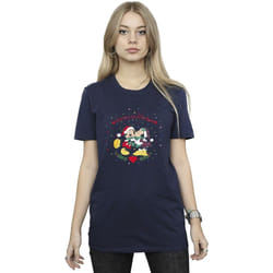 Disney - T-shirt - Femme (Bleu marine)