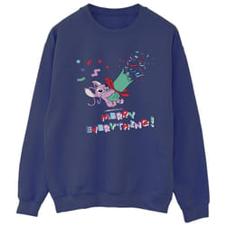 Disney - Sweat ANGEL MERRY EVERYTHING - Homme (Bleu marine)