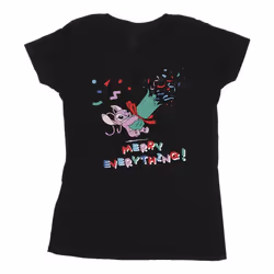 Disney - T-shirt ANGEL MERRY EVERYTHING - Femme (Noir)