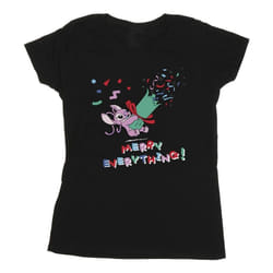 Disney - T-shirt ANGEL MERRY EVERYTHING - Femme (Noir)