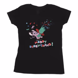 Disney - T-shirt ANGEL MERRY EVERYTHING - Femme (Noir)