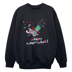 Disney - Sweat ANGEL MERRY EVERYTHING - Garçon (Noir)