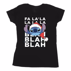 Disney - T-shirt BLAH BLAH BLAH - Femme (Noir)