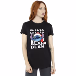 Disney - T-shirt BLAH BLAH BLAH - Femme (Noir)