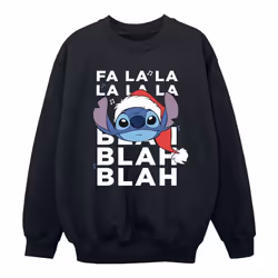 Disney - Sweat BLAH BLAH BLAH - Fille (Noir)