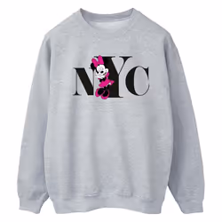 Disney - Sweat NYC - Femme (Gris chiné)
