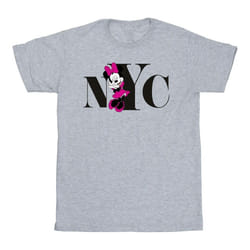 Disney - T-shirt NYC - Fille (Gris chiné)