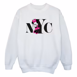 Disney - Sweat NYC - Fille (Blanc)