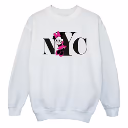 Disney - Sweat NYC - Fille (Blanc)
