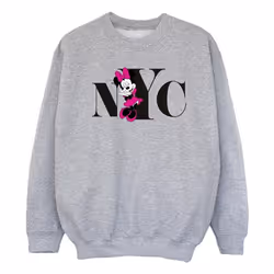 Disney - Sweat NYC - Fille (Gris chiné)