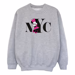 Disney - Sweat NYC - Fille (Gris chiné)