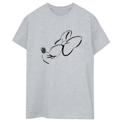 Disney - T-shirt NOSE UP - Femme (Gris chiné)