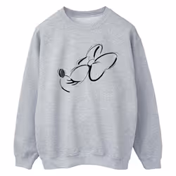 Disney - Sweat NOSE UP - Femme (Gris chiné)