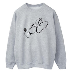 Disney - Sweat NOSE UP - Femme (Gris chiné)