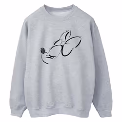 Disney - Sweat NOSE UP - Femme (Gris chiné)